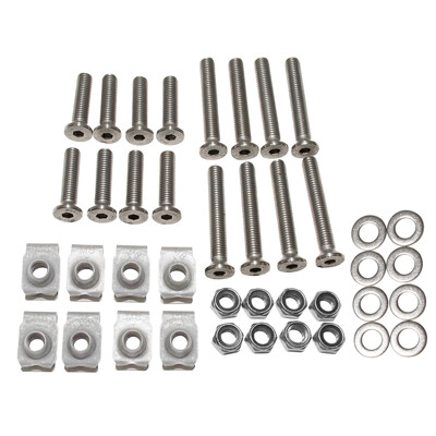 stainless steel door hinges bolt kit for 2 door - Land Rover Defender ...